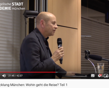 Impulsvortrag zum Thema Stadtentwicklung München